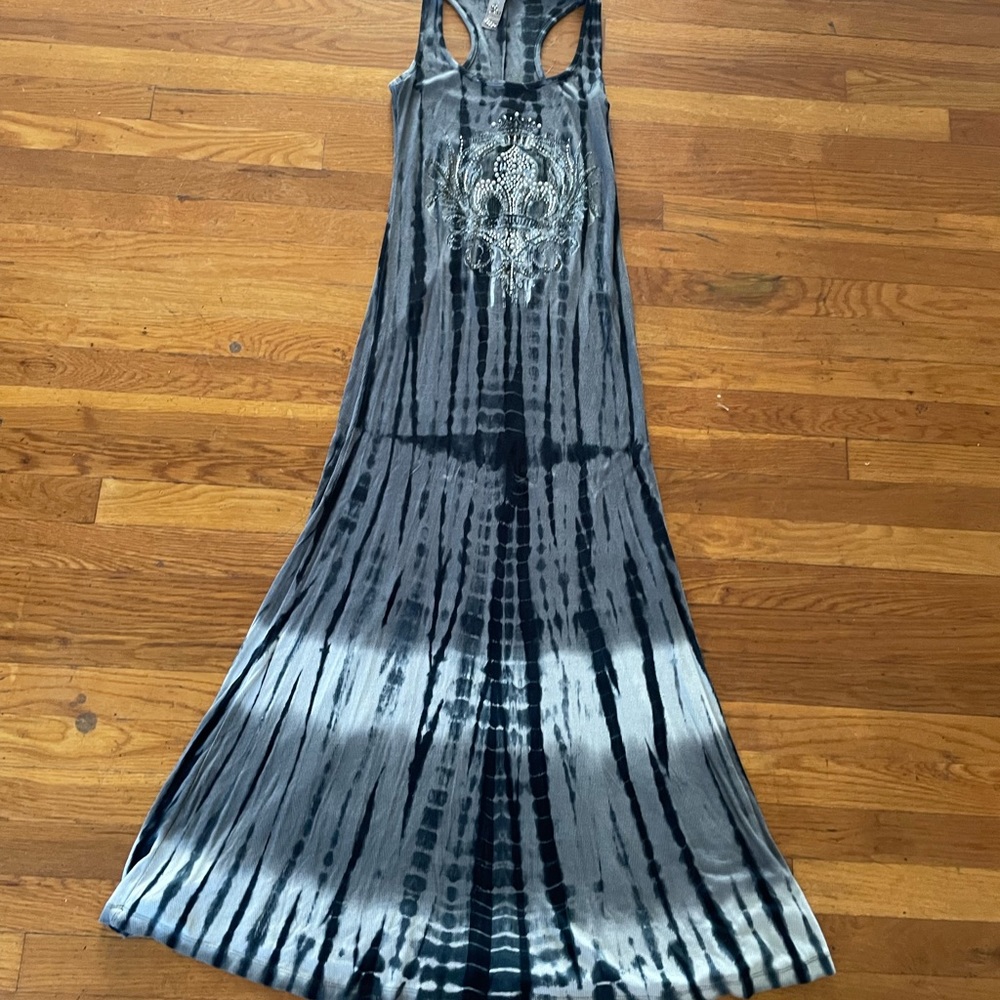 Long grey dress